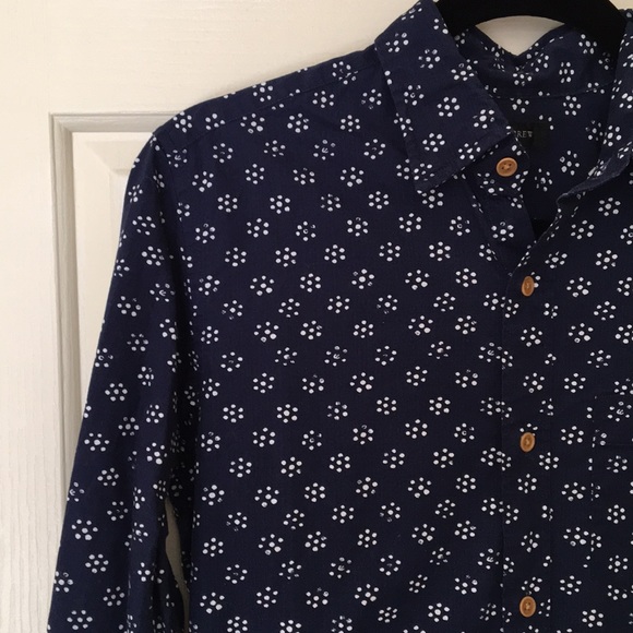 J. Crew Navy Button Down - Picture 3 of 5